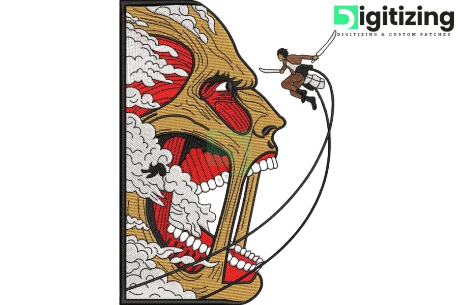 Anime Embroidery Digitizing