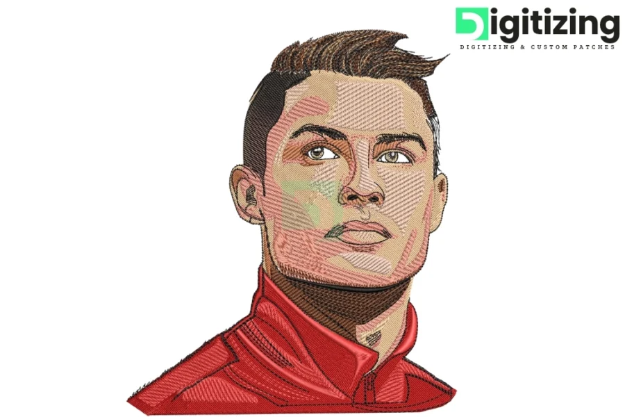 Cristiano Ronaldo Embroidery Digitizing