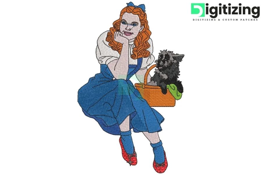 Dorothy Gale Embroidery Digitizing