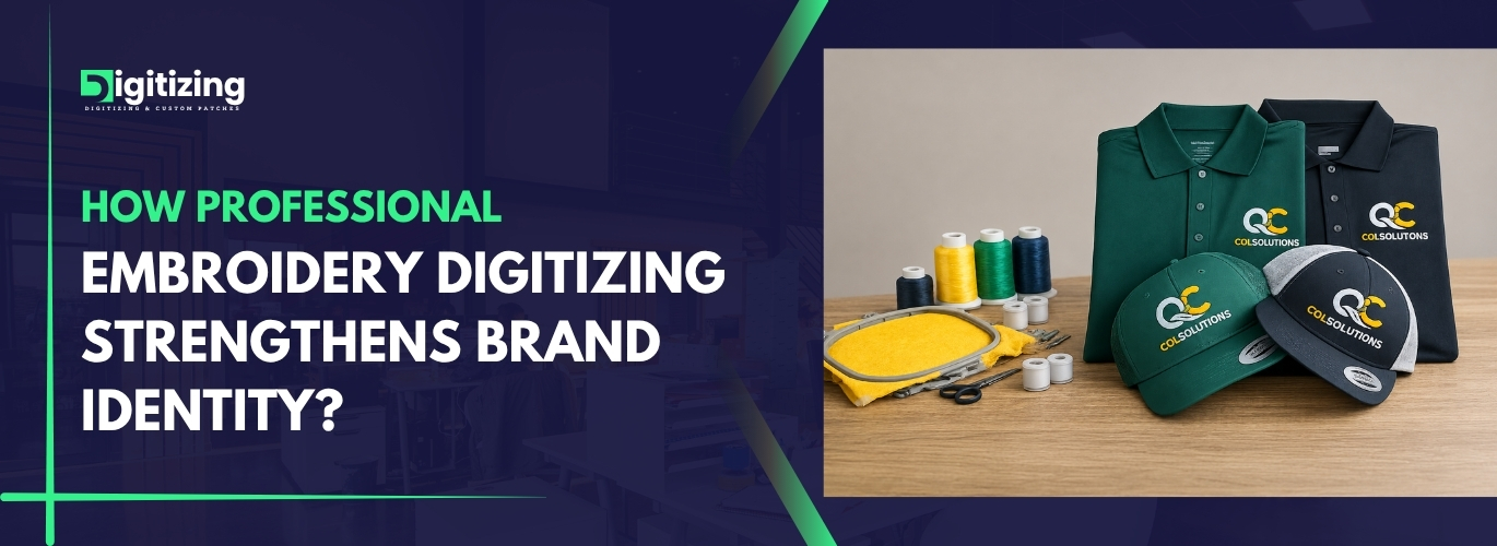 How professional embroidery digitizing strengthens brand identity
