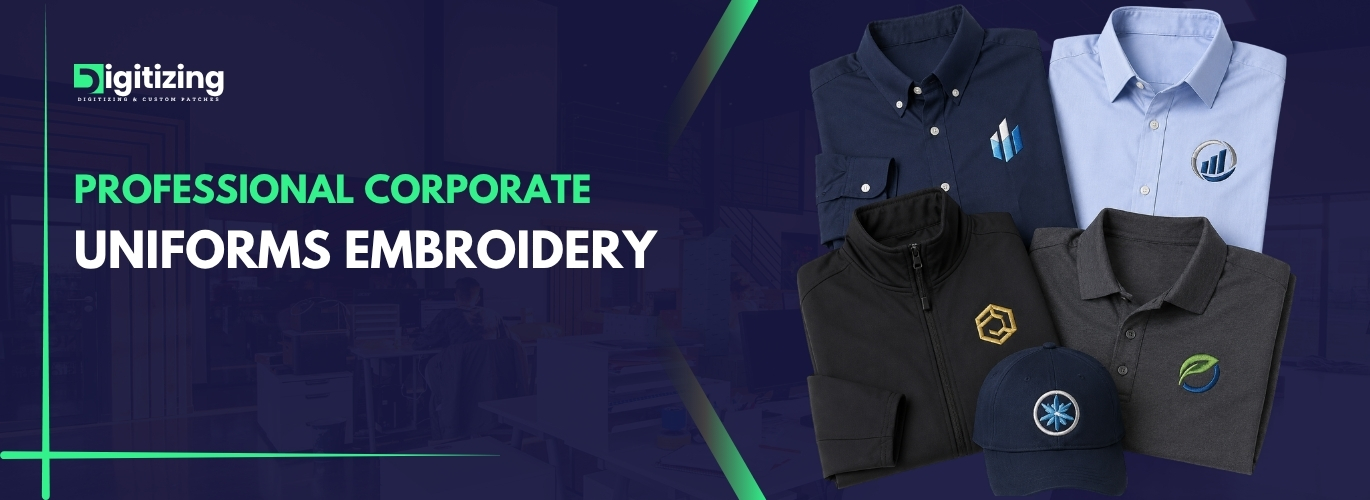 Professional corporate uniforms embroidery