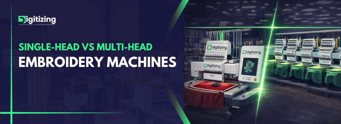 Single-Head vs Multi-Head Embroidery Machines