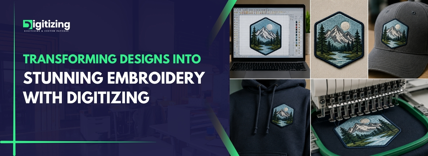 Transforming designs into stunning embroidery with digitizing